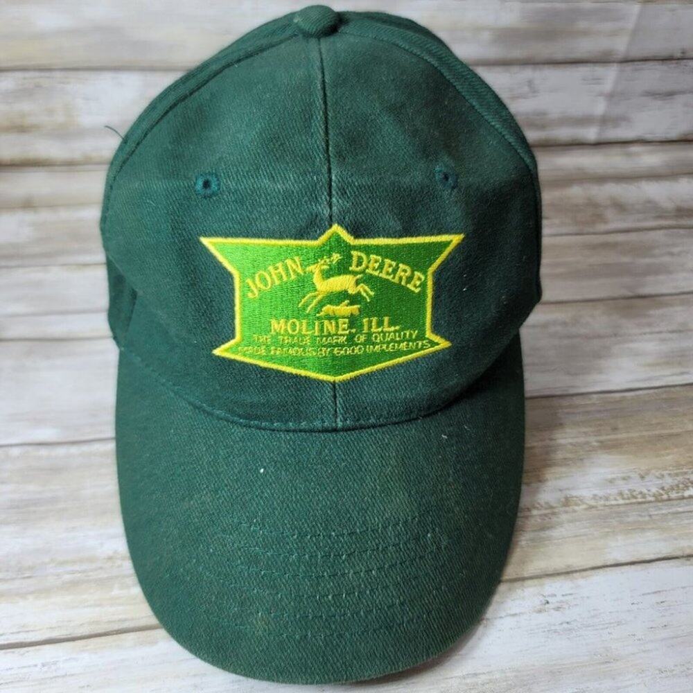 John Deere Gearbox Collectible‎ Illinois Embroidered Trucker Adjustable Hat Cap